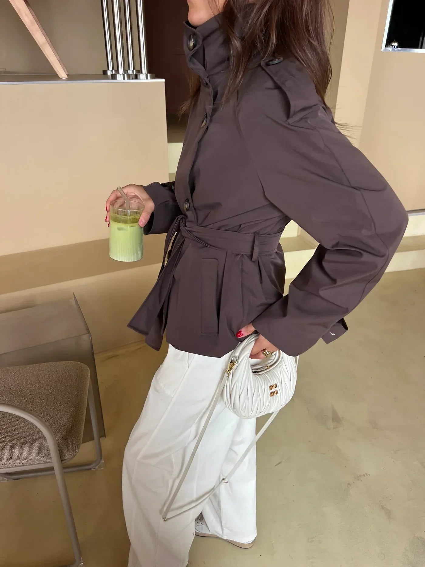 Women's Tailored Water Repellent Trench Coat - photo 6