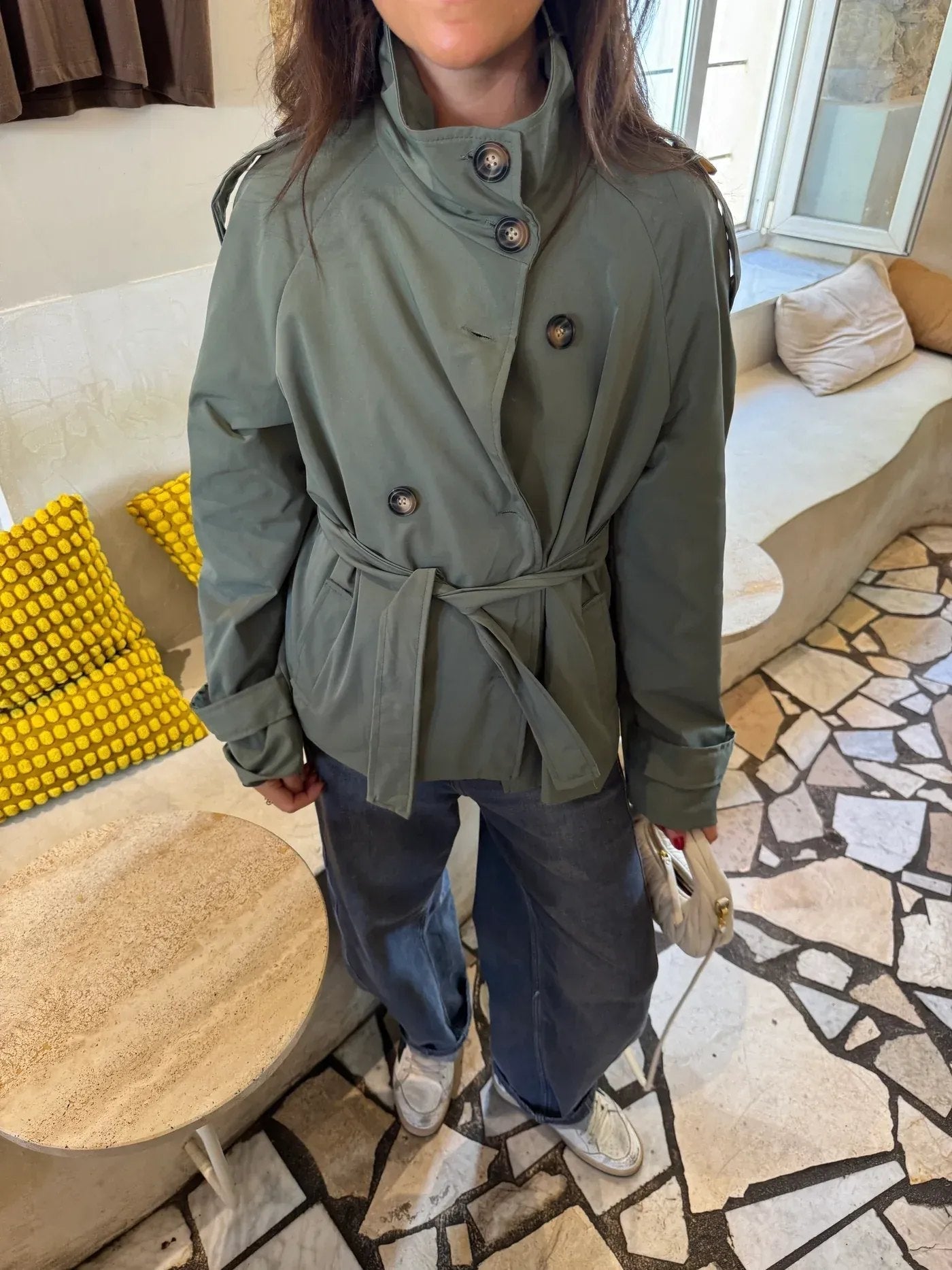 Women's Tailored Water Repellent Trench Coat - photo 10