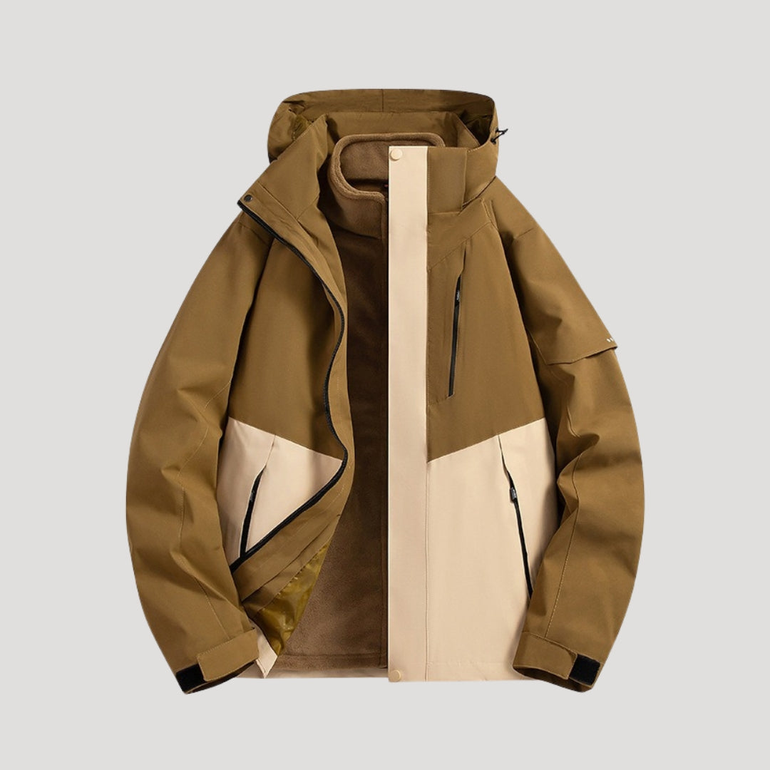 Adelia - Women's Waterproof Hooded Rain Jacket with Zip Pockets - photo 7