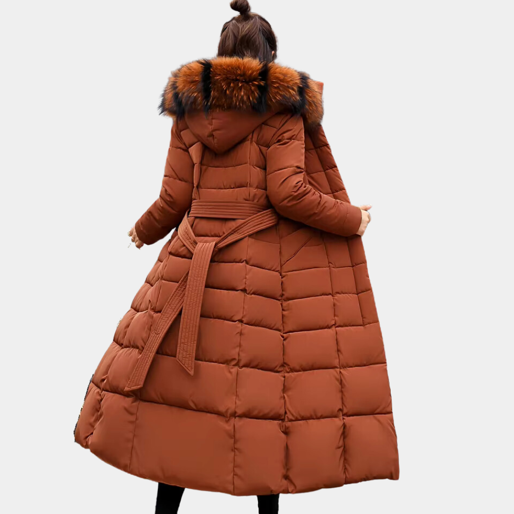 Amabel - Women's Longline Coat with a Quilted Finish - photo 6