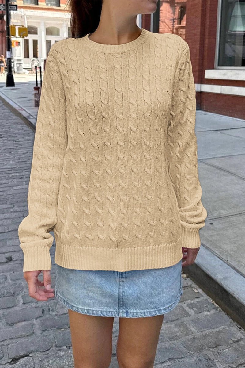 Ambrosine - Women's Knitted Jumper with Long Sleeves - photo 3