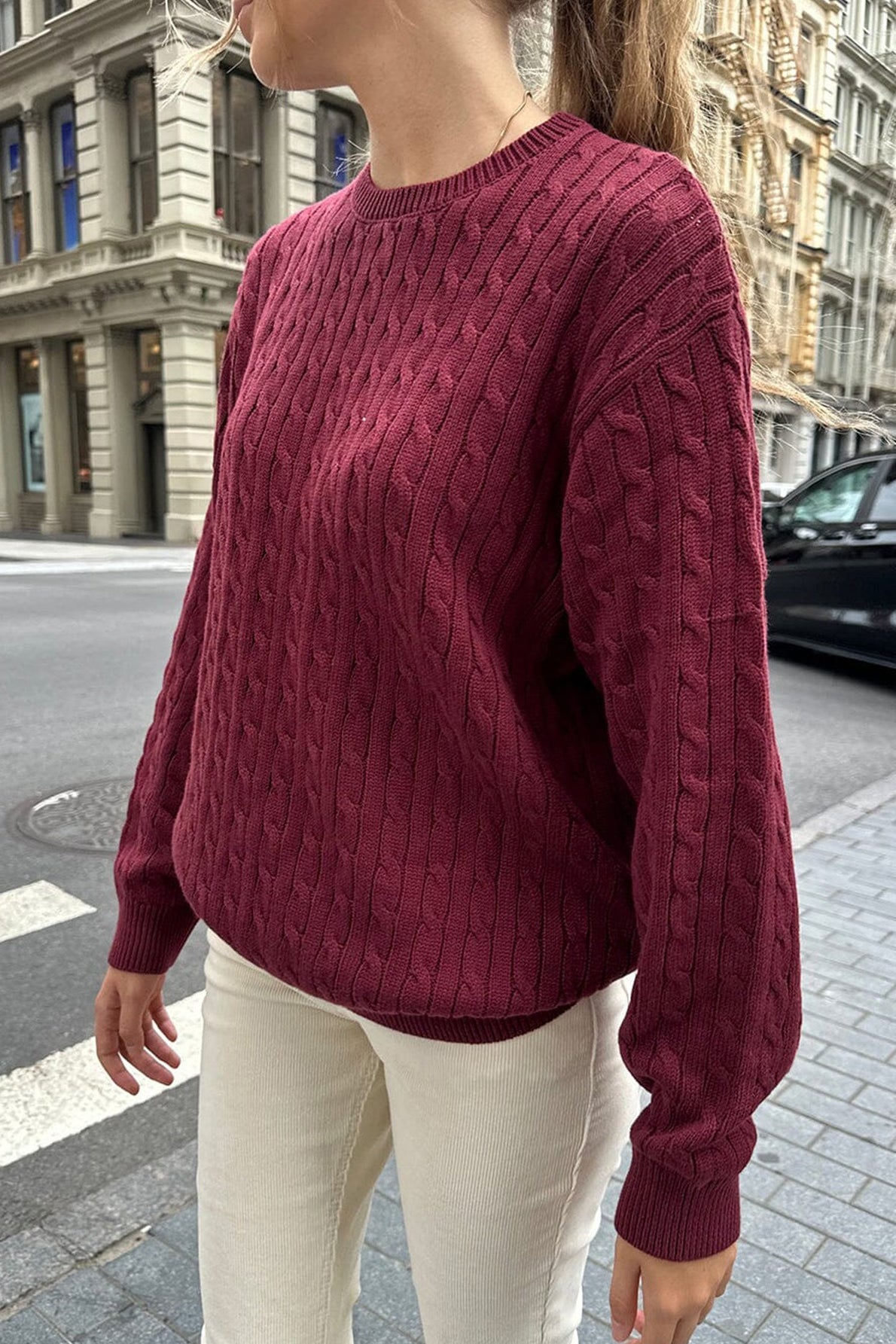 Ambrosine - Women's Knitted Jumper with Long Sleeves - photo 4
