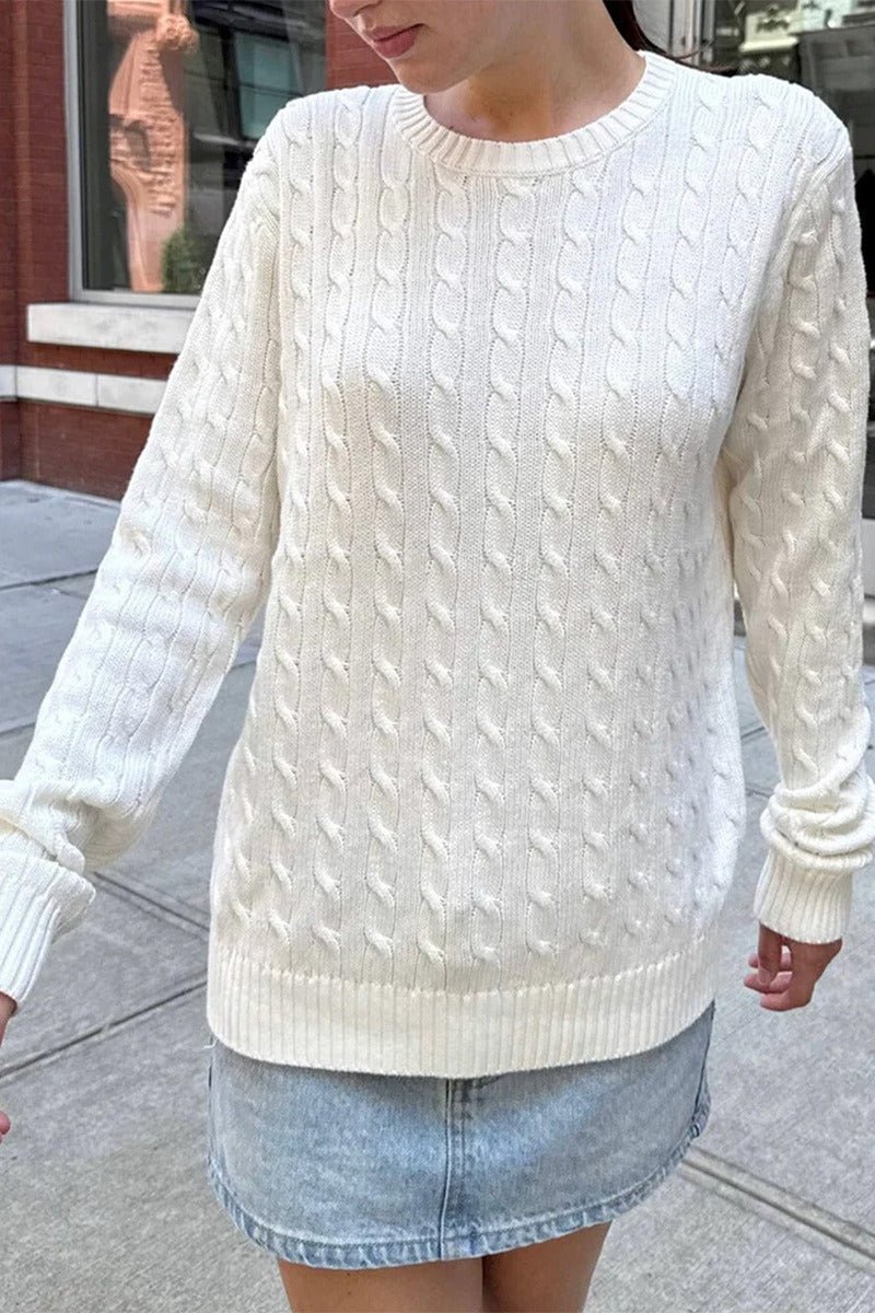 Ambrosine - Women's Knitted Jumper with Long Sleeves - photo 8