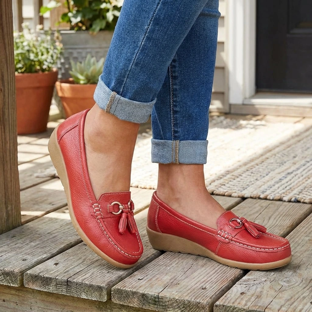 Women's Orthopedic Slip On Loafers with Cushioned Sole - photo 1
