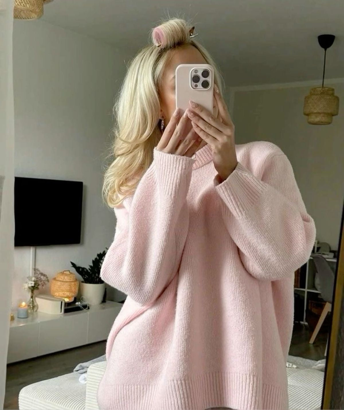 Ardith - Women's Oversized Jumper with Drop Shoulders - photo 6