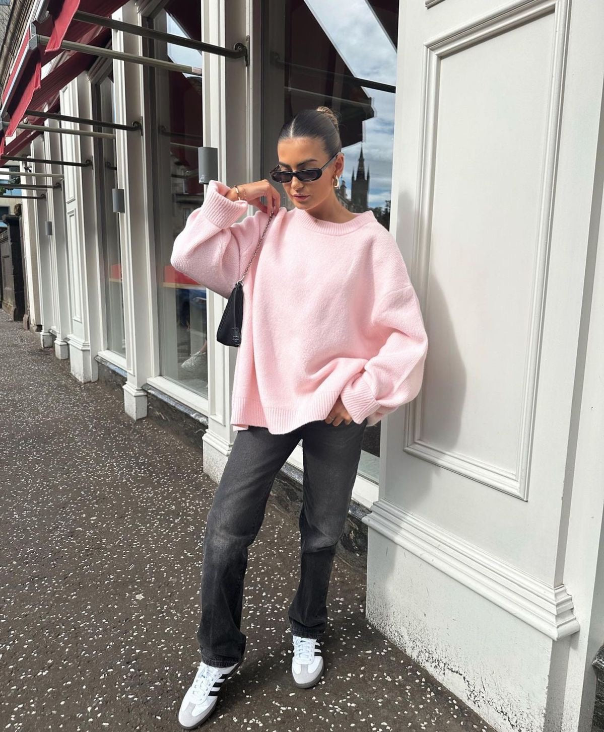 Ardith - Women's Oversized Jumper with Drop Shoulders - photo 7
