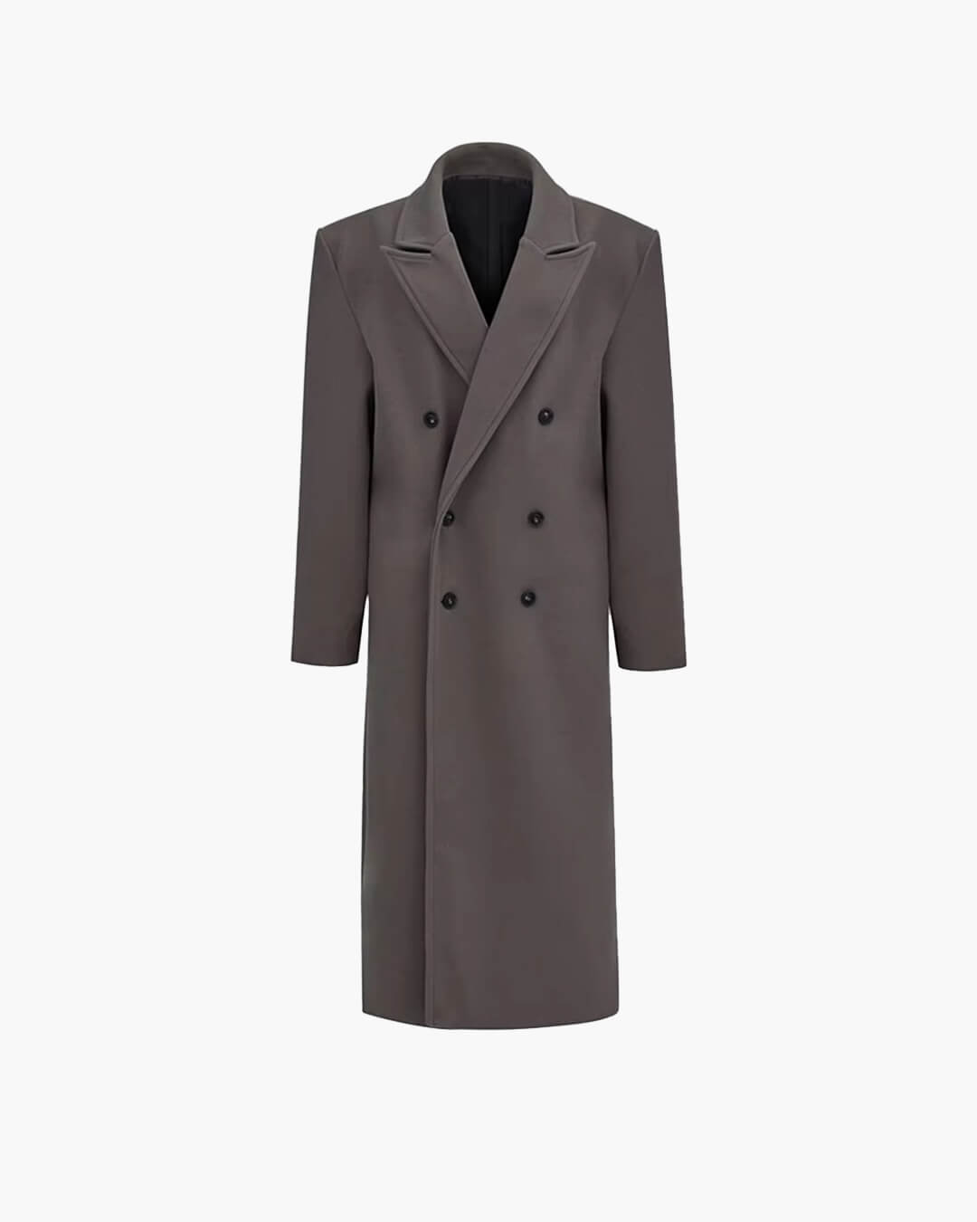 Bernadette - Women's Longline Coat with Double-Breasted Front - photo 2