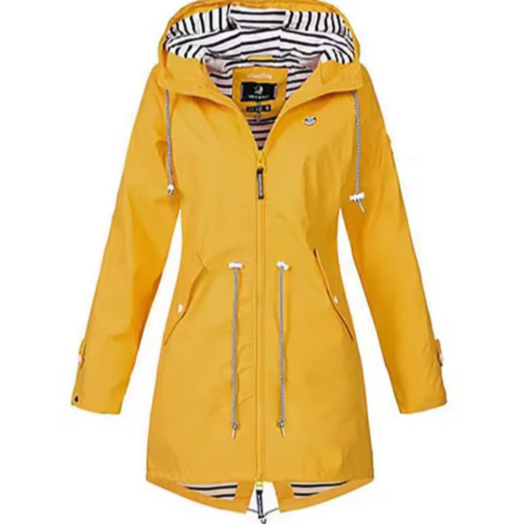 Beverley - Women's Hooded Rain Jacket with Zip Front - photo 5