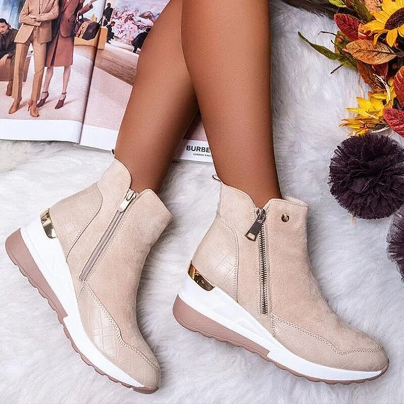 Beverly - Women's Boots with Zip Front - photo 14