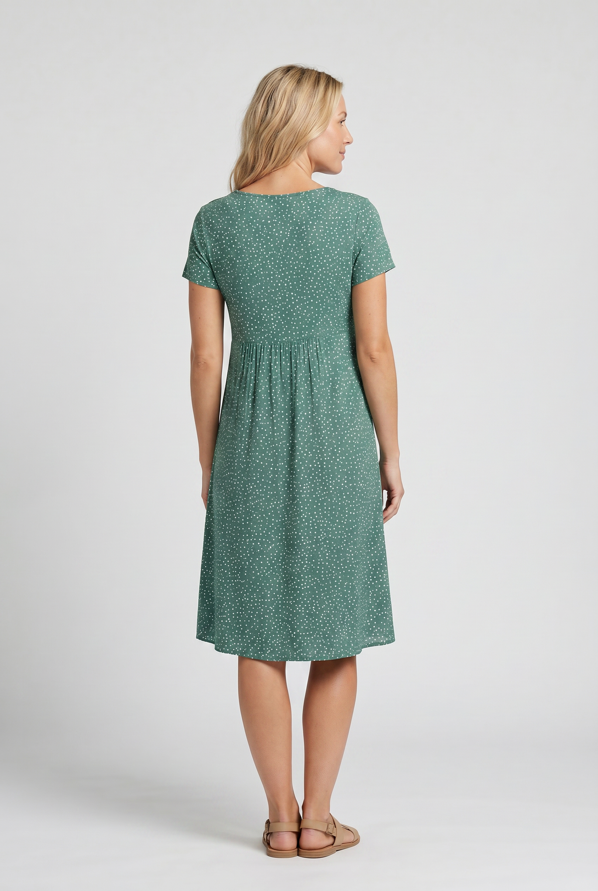 Bree - Women's Short Sleeve Summer Midi Dress - photo 4