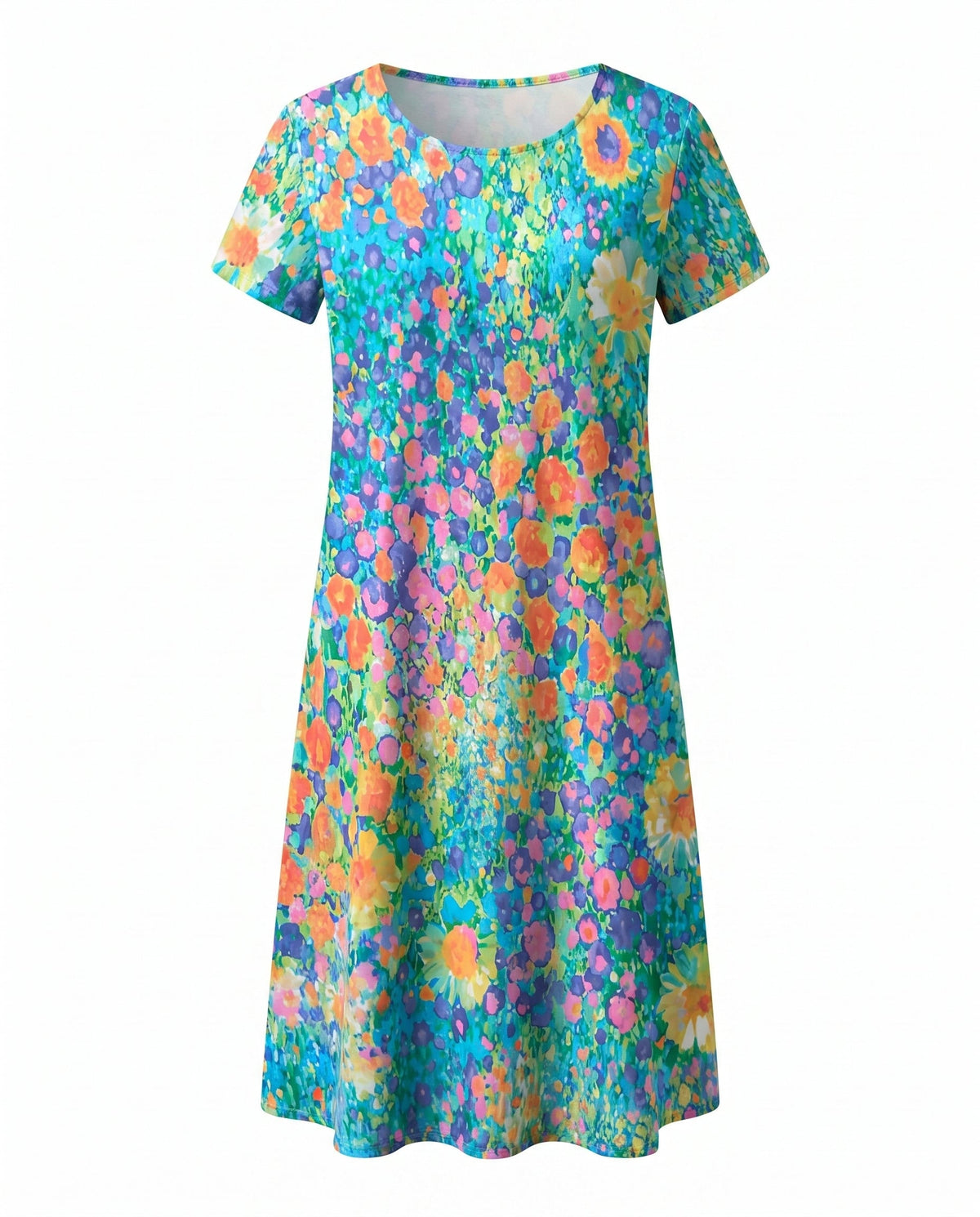 Bree - Women's Short Sleeve Summer Midi Dress - photo 9