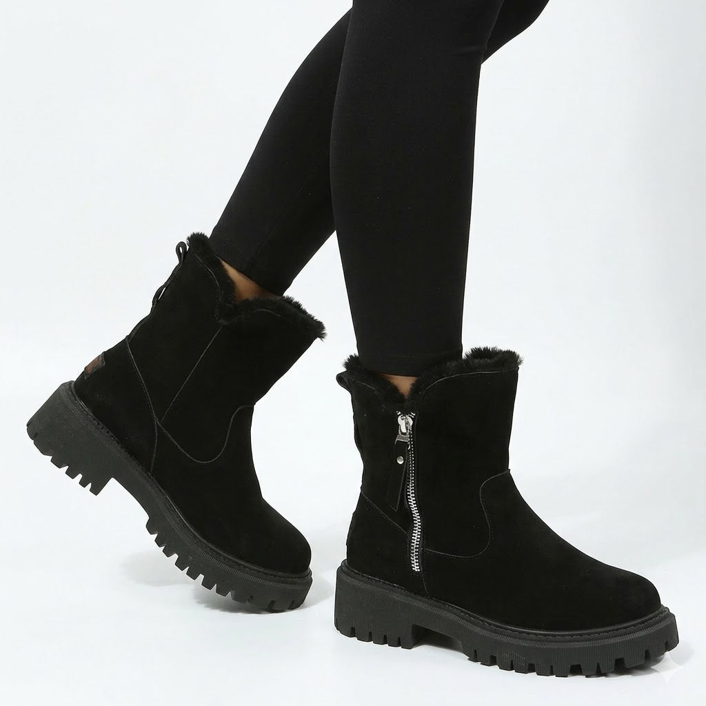 Brenna - Women's Boots with Zip Front - photo 1