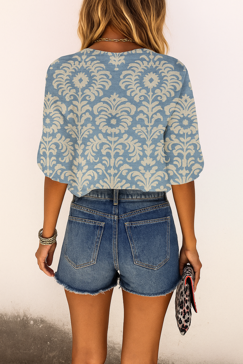 Brielle | Floral Button-Front Blouse
