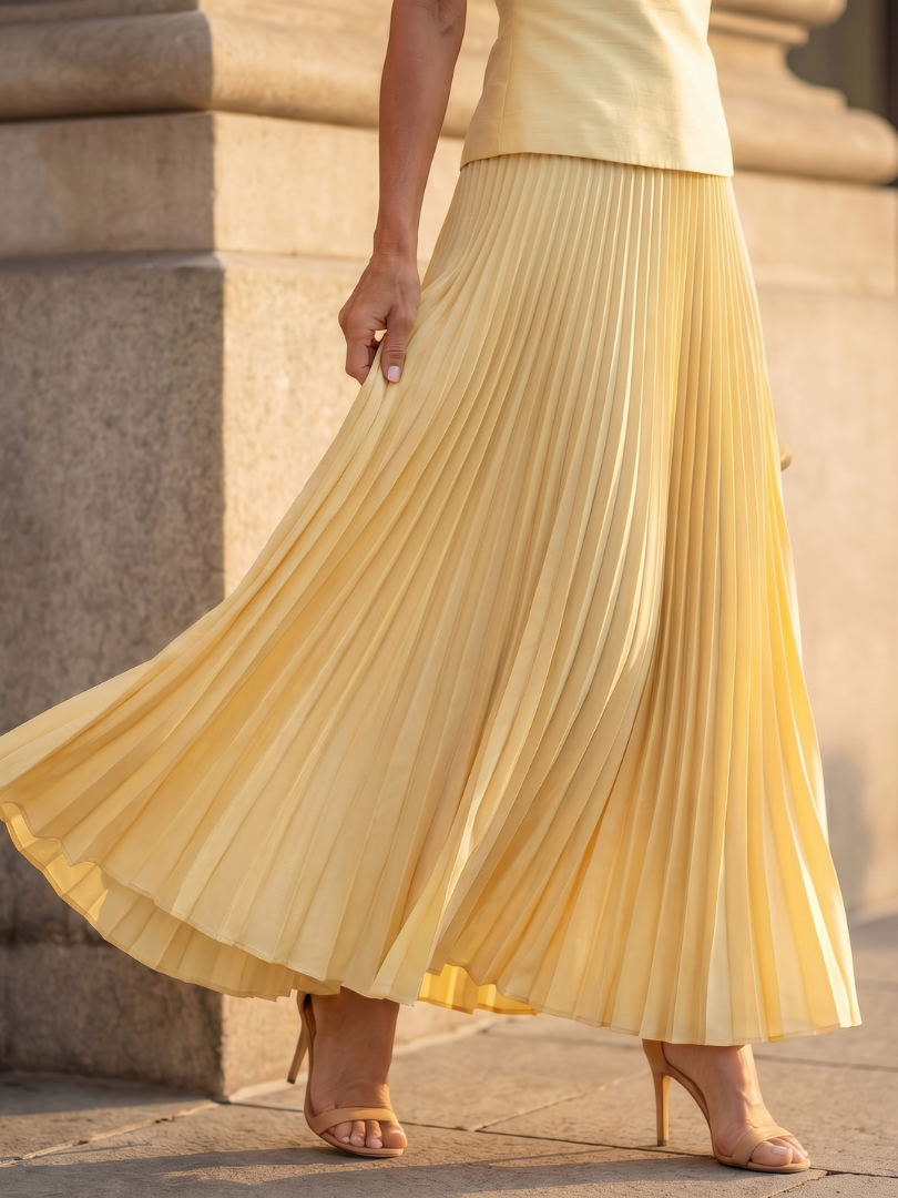 Calista - Women's Two-Piece Set with Pleats and Sleeveless Cut - photo 6