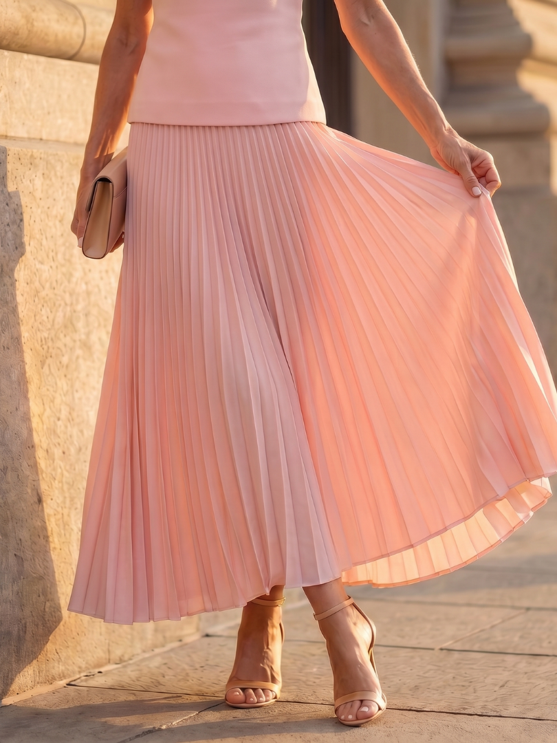 Calista - Women's Two-Piece Set with Pleats and Sleeveless Cut - photo 9