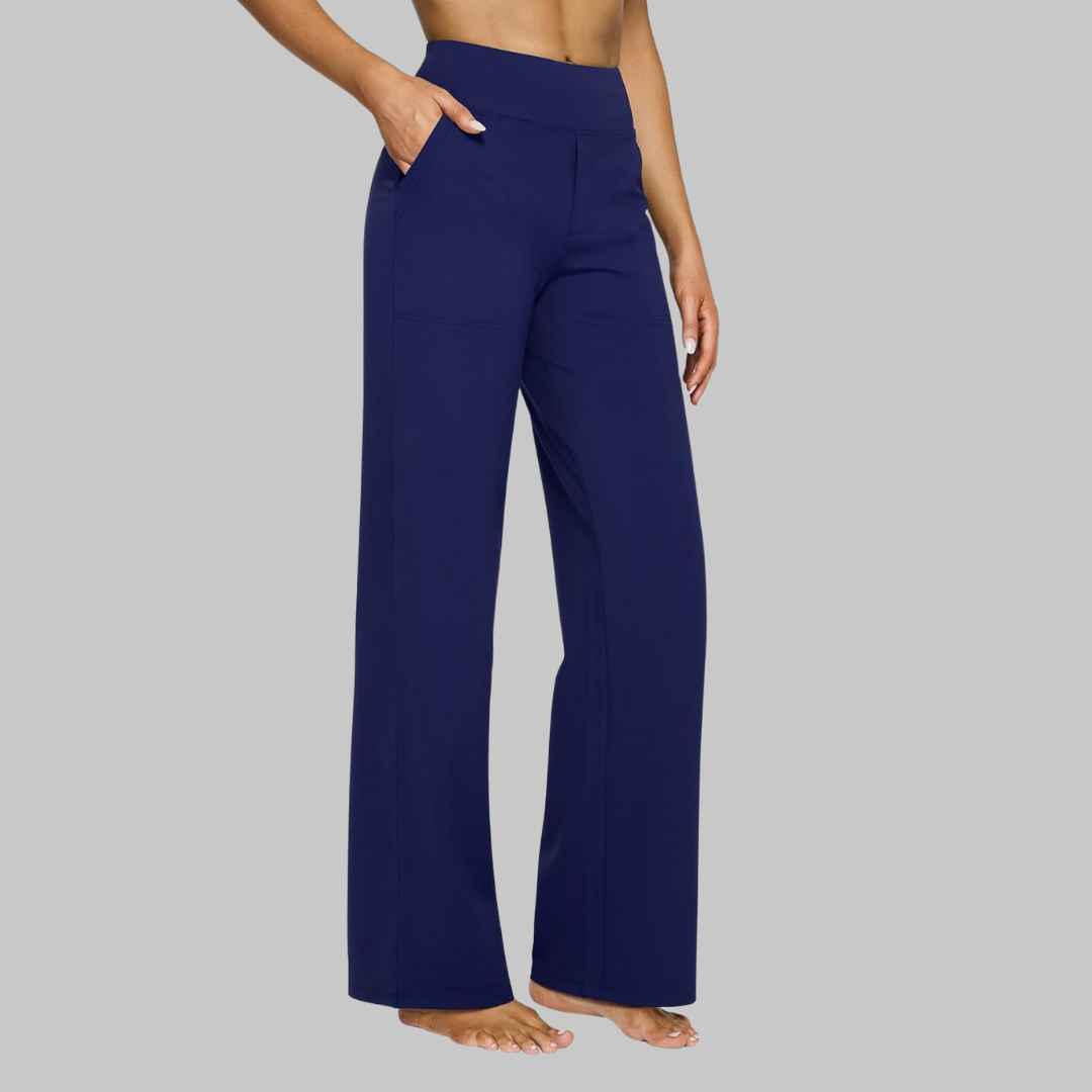 Capucine - Women's Trousers with High Waist and Wide Leg - photo 7