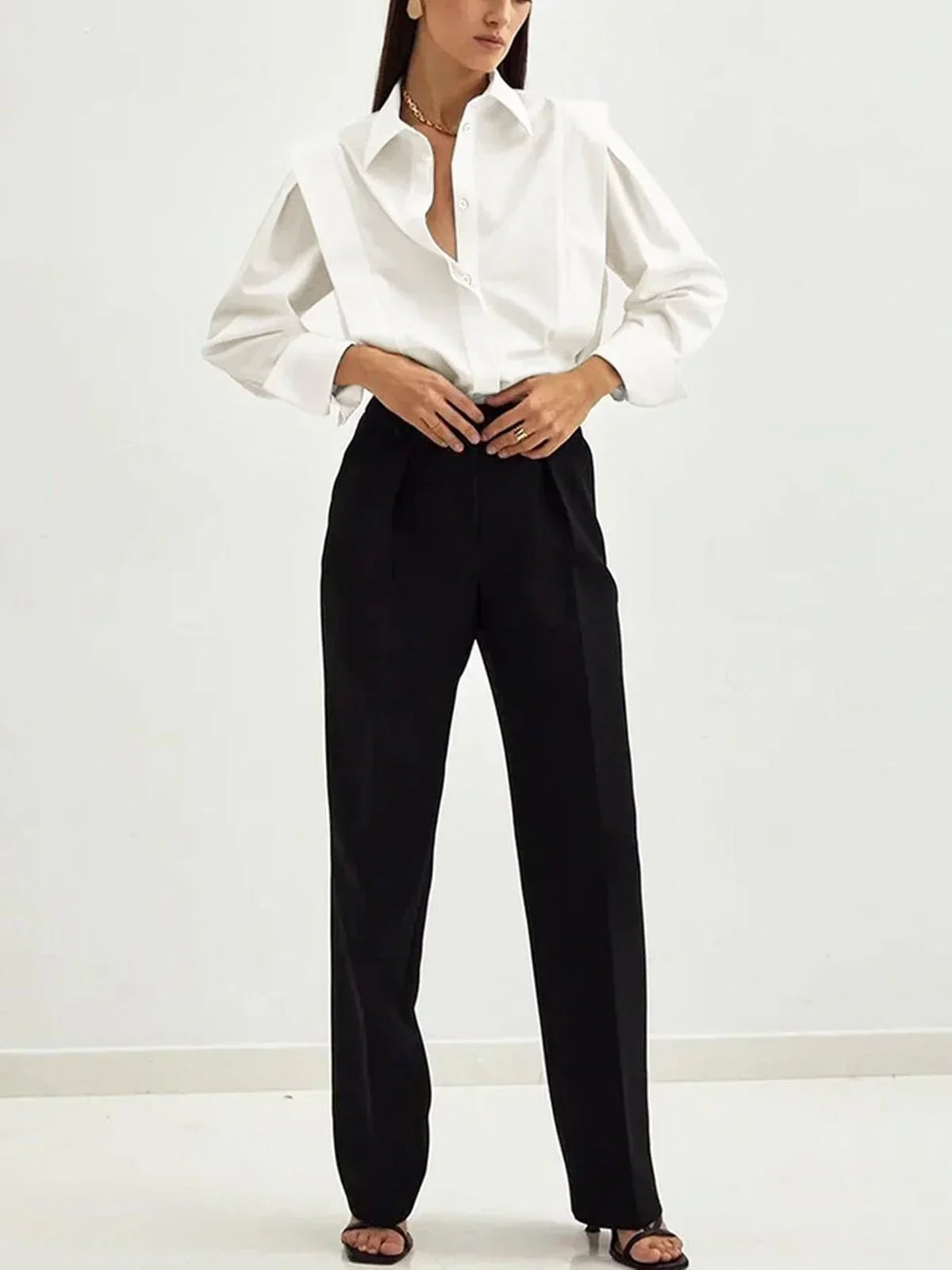 Jane - Women's boxy shirt with multiple buttons, available in various colours - photo 6