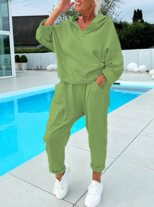 Chloe - Women's Hooded Sweatshirt and Trouser Set - photo 8