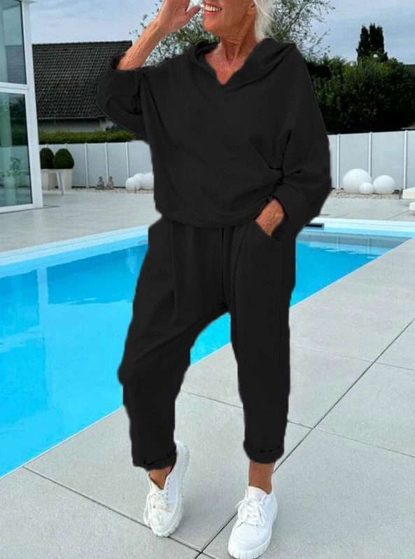 Chloe - Women's Hooded Sweatshirt and Trouser Set - photo 9