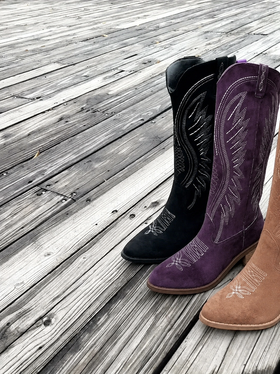 Claire - Women's Suede Boots with a Soft Matte Finish – view 9