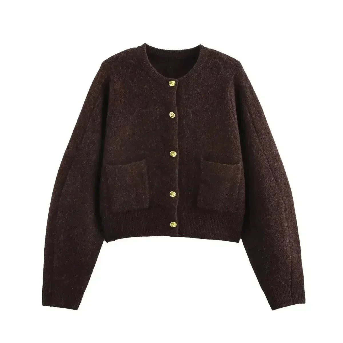 Cordelia - Women's Knitted Gilet with Side Pockets - photo 1