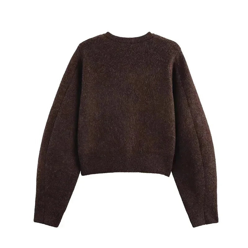 Cordelia - Women's Knitted Gilet with Side Pockets - photo 4
