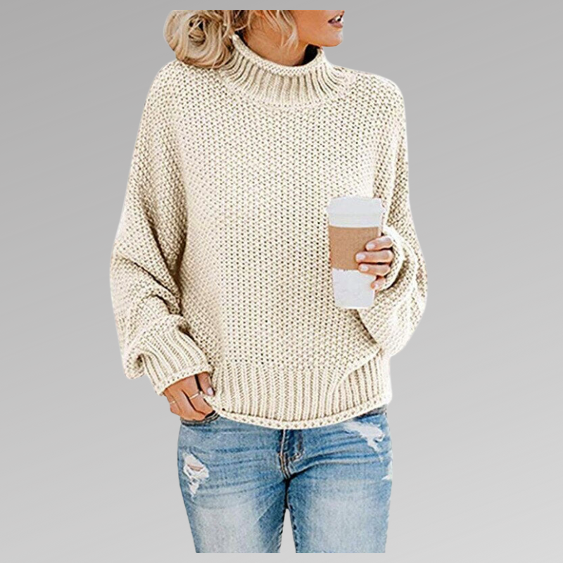 Maglione lavorato a maglia da donna: comodo e senza tempo