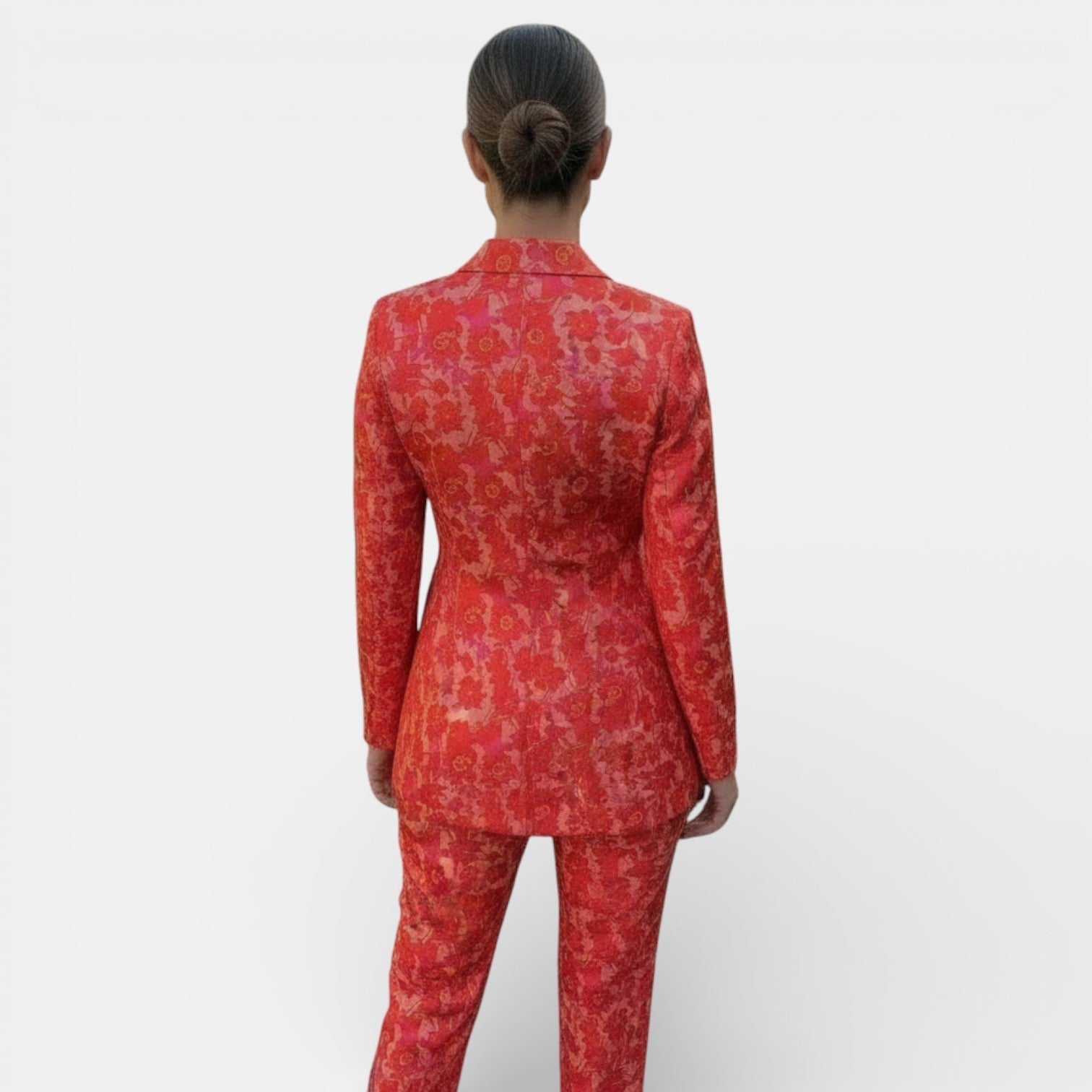 Women's Jacquard High-Waisted Wide Leg Set - photo 15