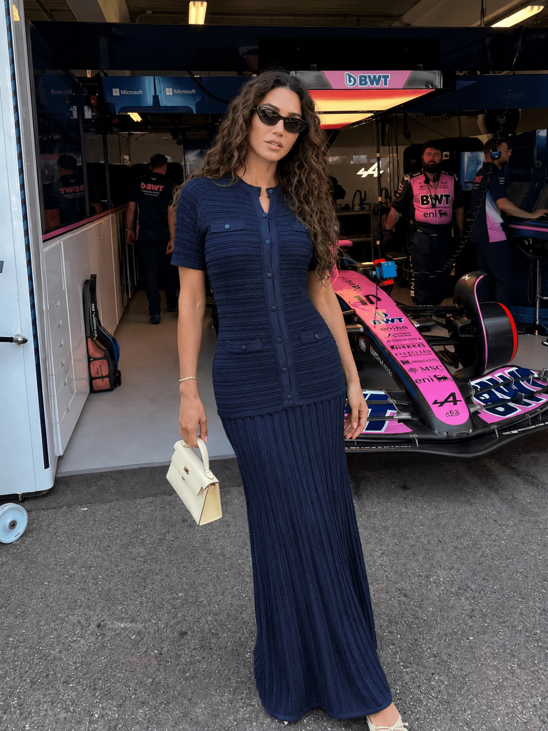 Damaris - Women's Ribbed Maxi Dress - photo 1