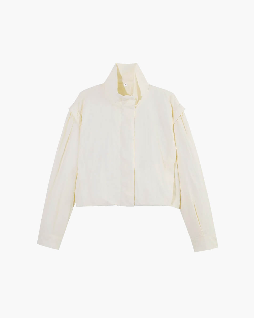 Deirdre - Women's Cropped Jacket with Collar - photo 3