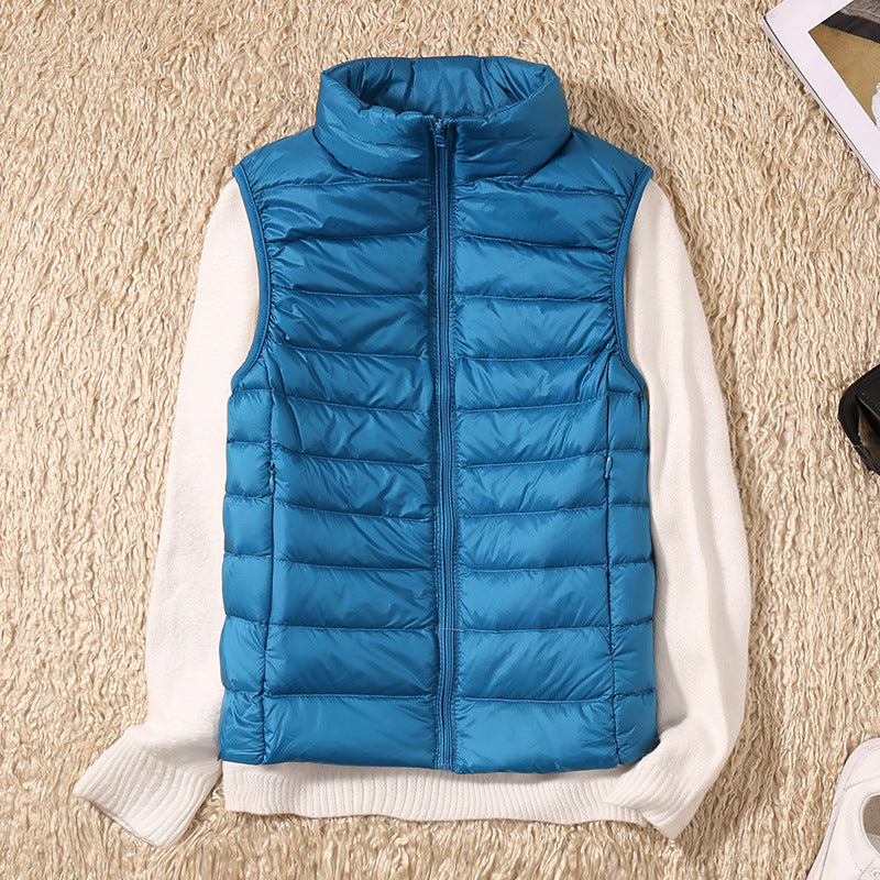 Demelza - Women's Cardigan with Pleats and Sleeveless Cut - photo 11