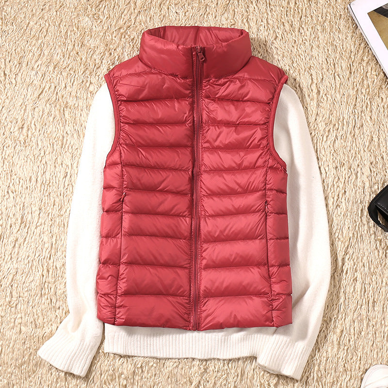 Demelza - Women's Cardigan with Pleats and Sleeveless Cut - photo 4