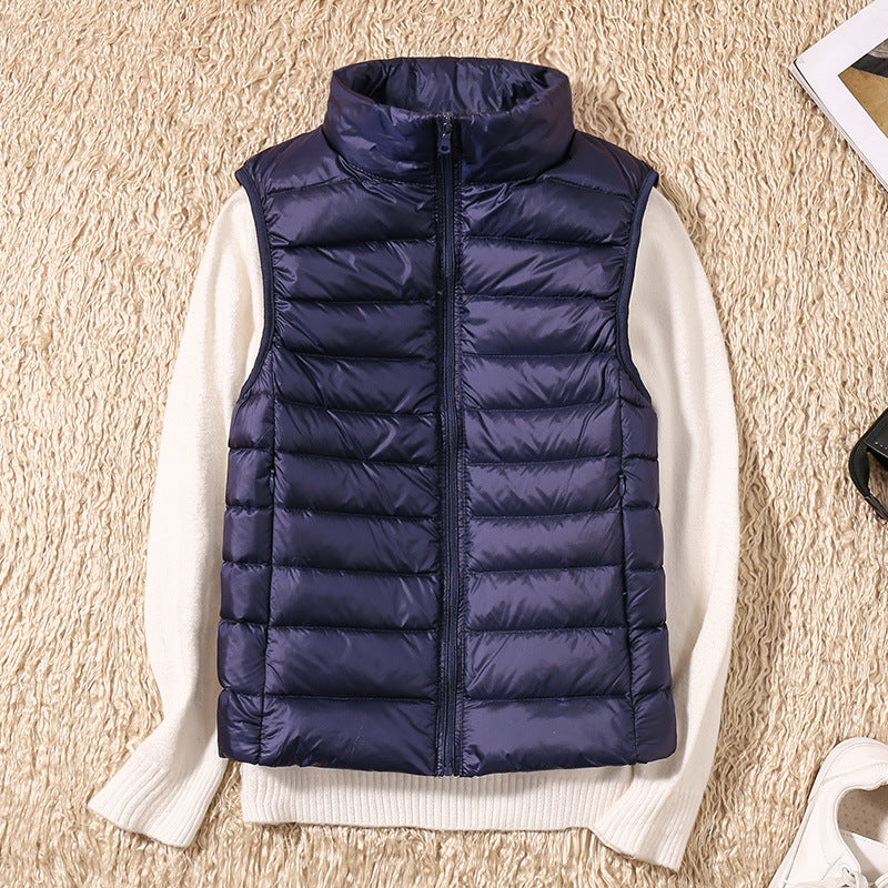 Demelza - Women's Cardigan with Pleats and Sleeveless Cut - photo 5