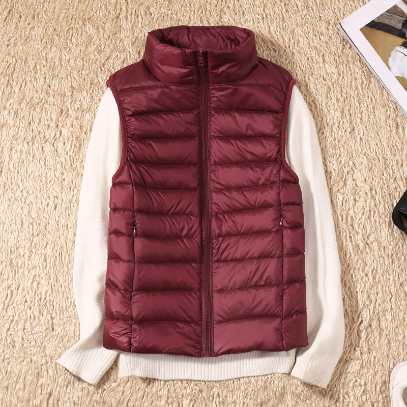 Demelza - Women's Cardigan with Pleats and Sleeveless Cut - photo 6