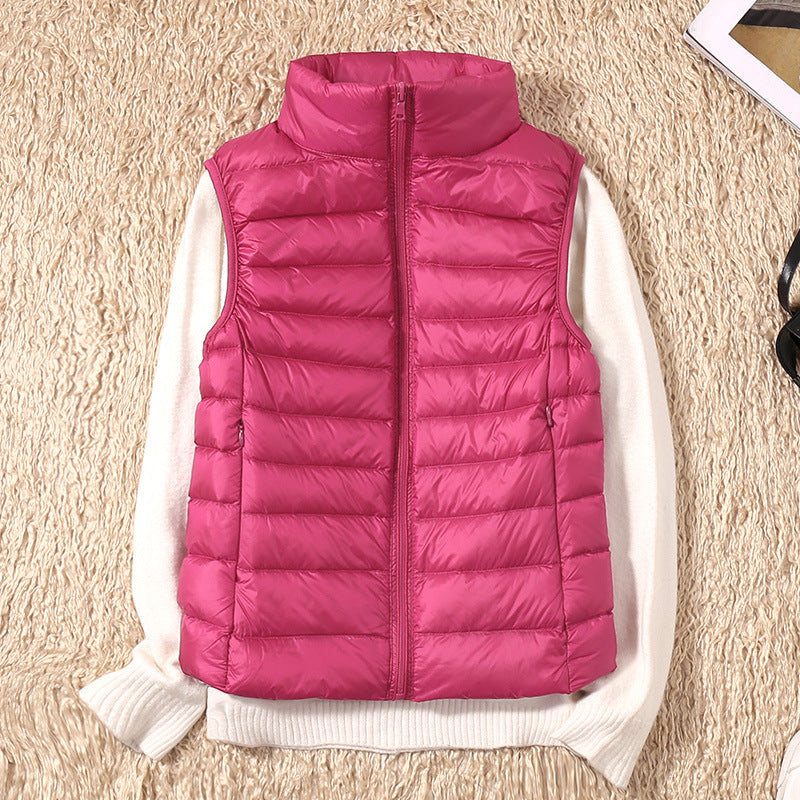 Demelza - Women's Cardigan with Pleats and Sleeveless Cut - photo 9