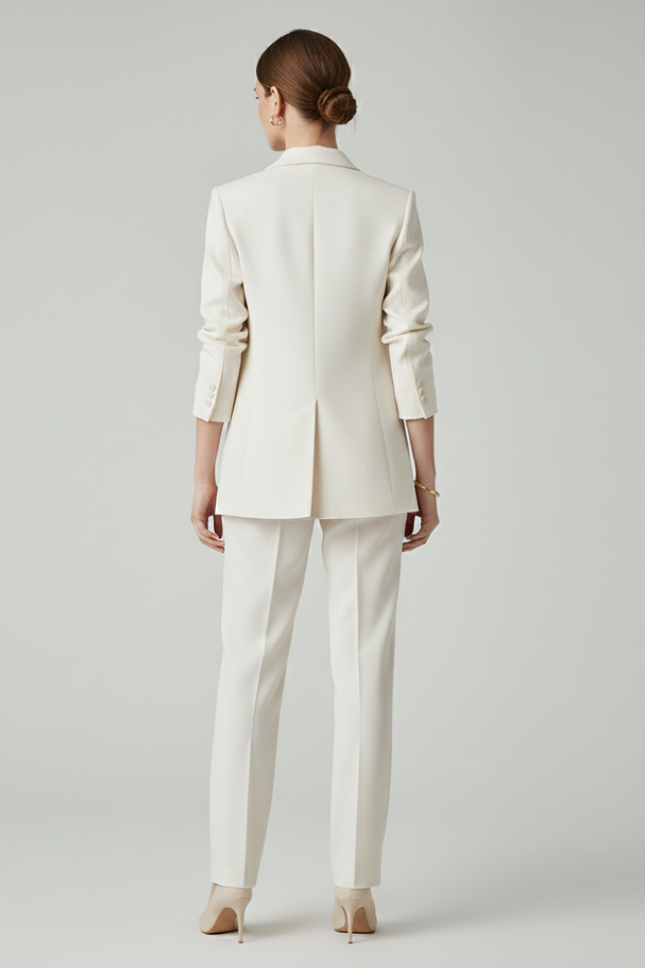 Effie - Women's Blazer and Straight-Leg Trousers Suit Set - photo 4