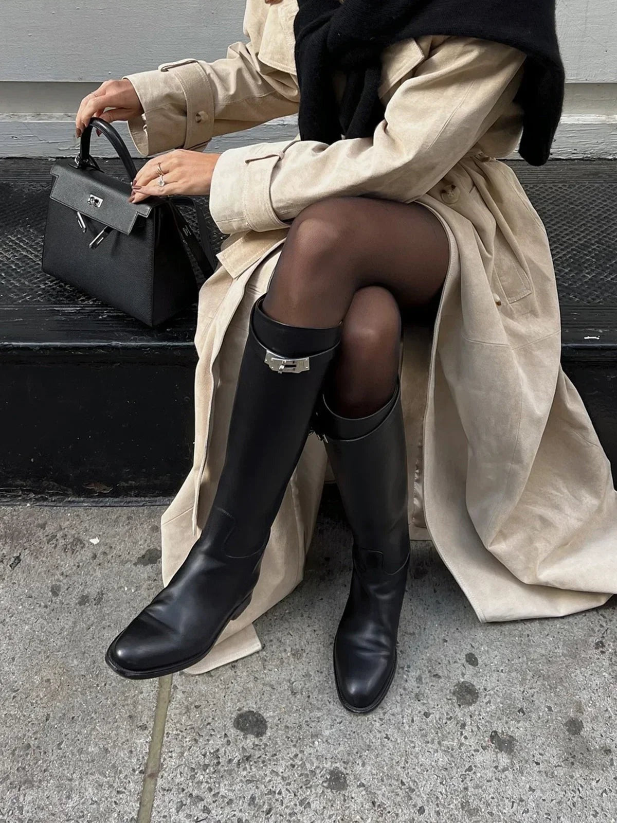 Eileen - Women's Boots with Buckle - photo 2