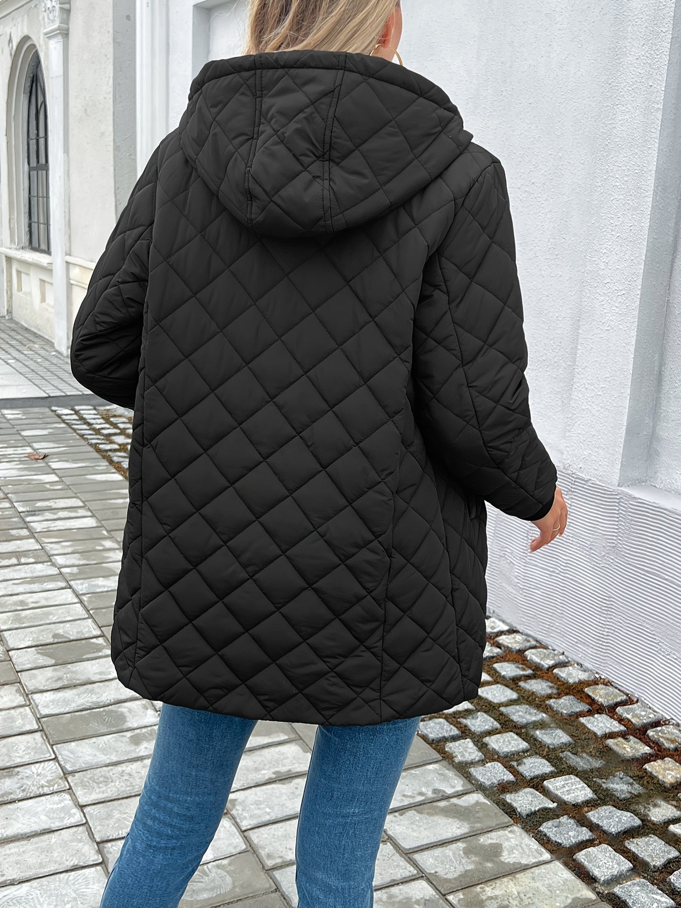 Eleanor - Women's Longline Jacket with a Quilted Finish - photo 6