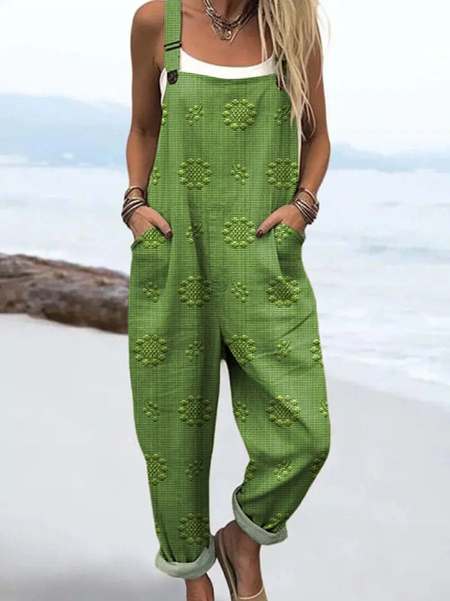 Elnora - Women's Floral Sleeveless Wide Leg Jumpsuit - photo 2