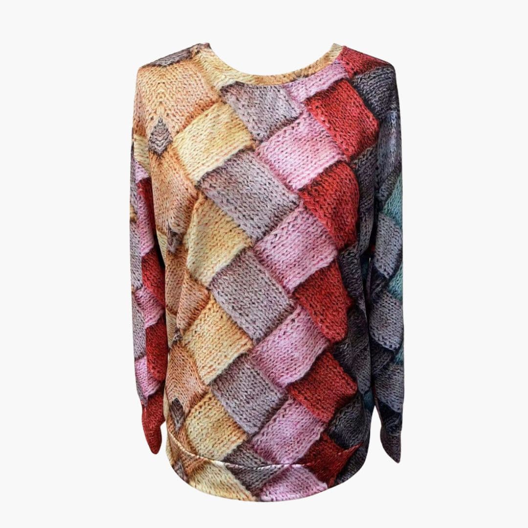 Elsa - Women's Knitted Jumper with Long Sleeves - photo 5