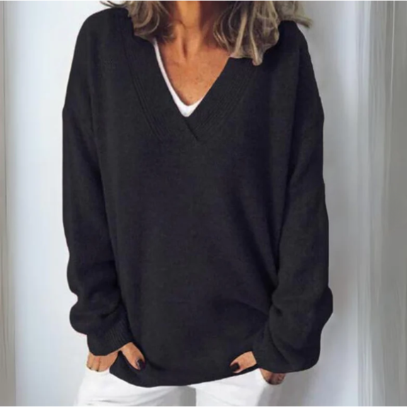 Esme - Women's Relaxed Jumper with Roll Neck - photo 3