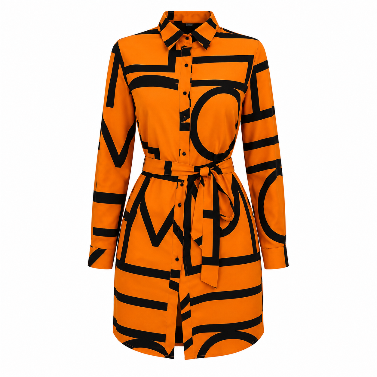Etheline - Women's Dress with Button Front - photo 4