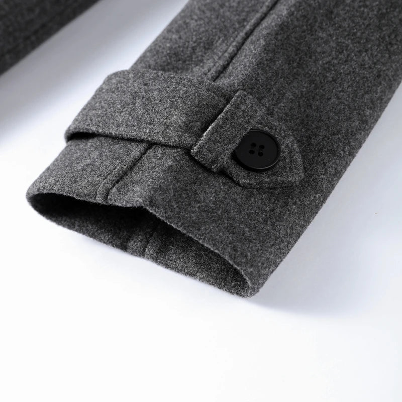 Euphemia - Women's Coat with Tie Belt and Side Pockets - photo 9