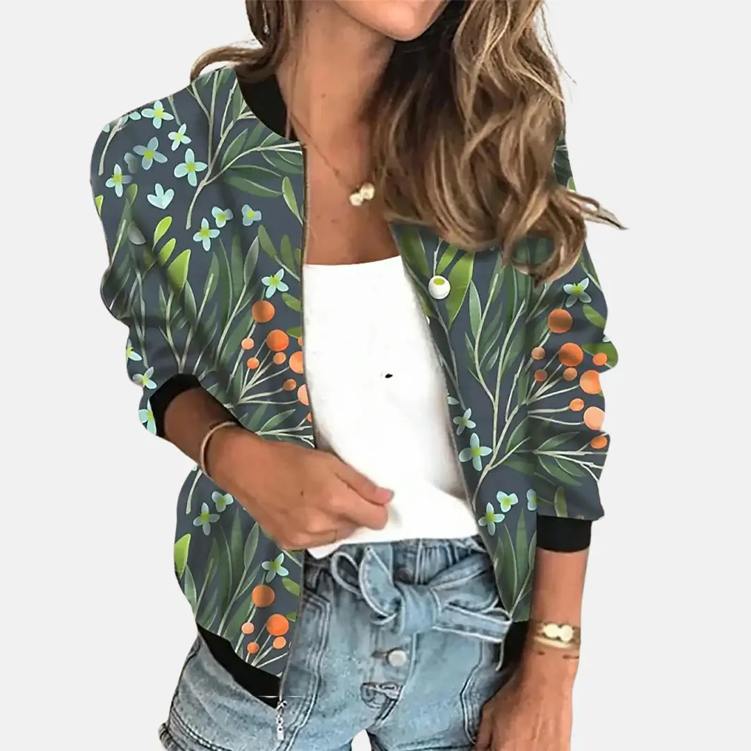 Fanchon - Women's Bomber Jacket with Zip Front - photo 4