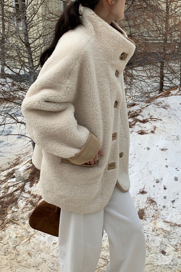 Florence - Women's Coat with Collar - photo 3