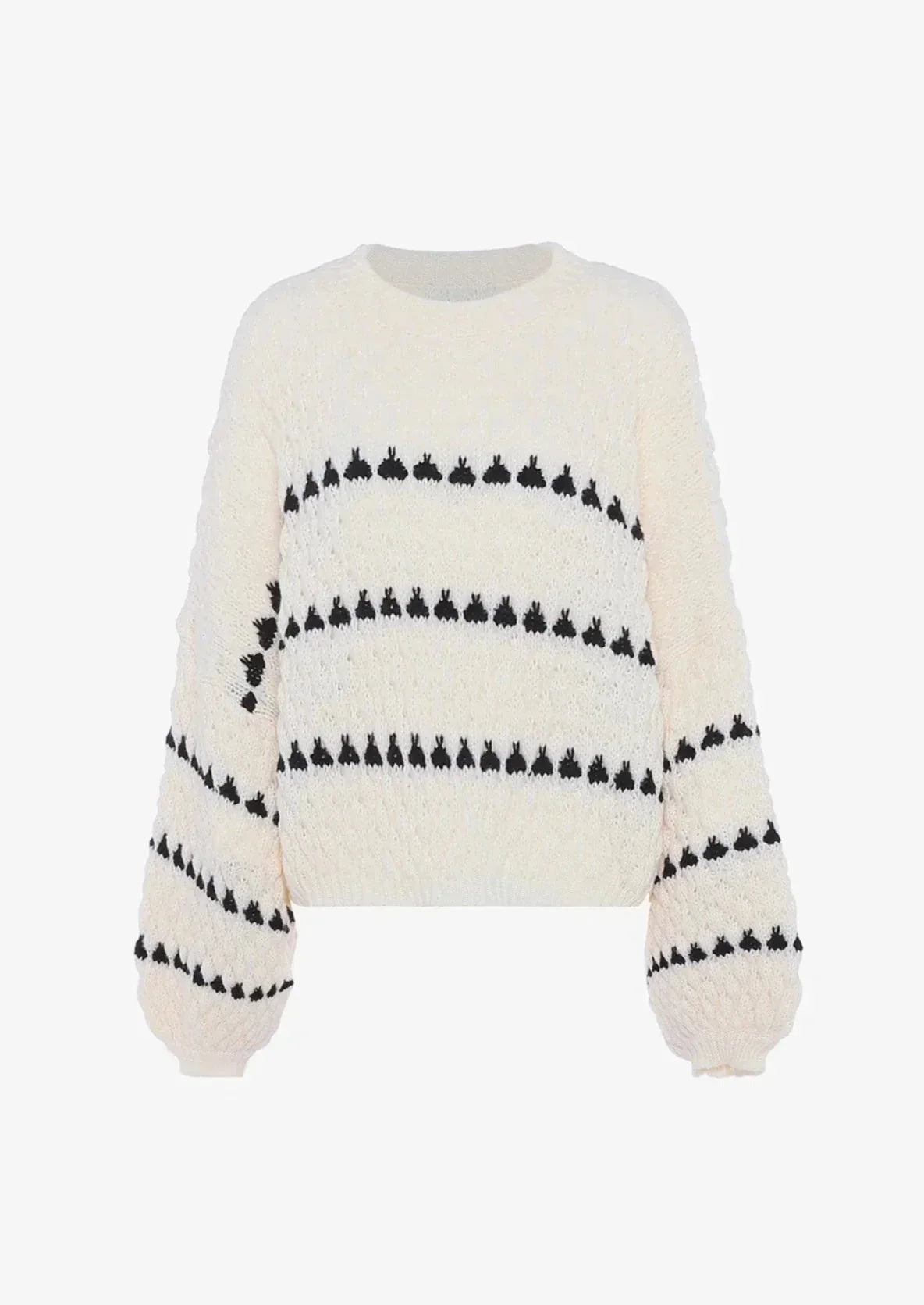 Gertrude - Women's Jumper with a Knitted Finish and a Wrap Front - photo 7