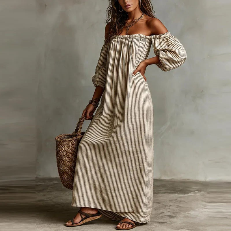 Gilberte - Women's Maxi Dress with Boho Print - photo 10