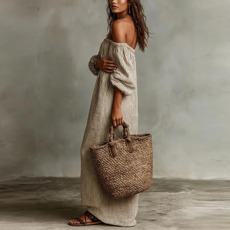 Gilberte - Women's Maxi Dress with Boho Print - photo 9
