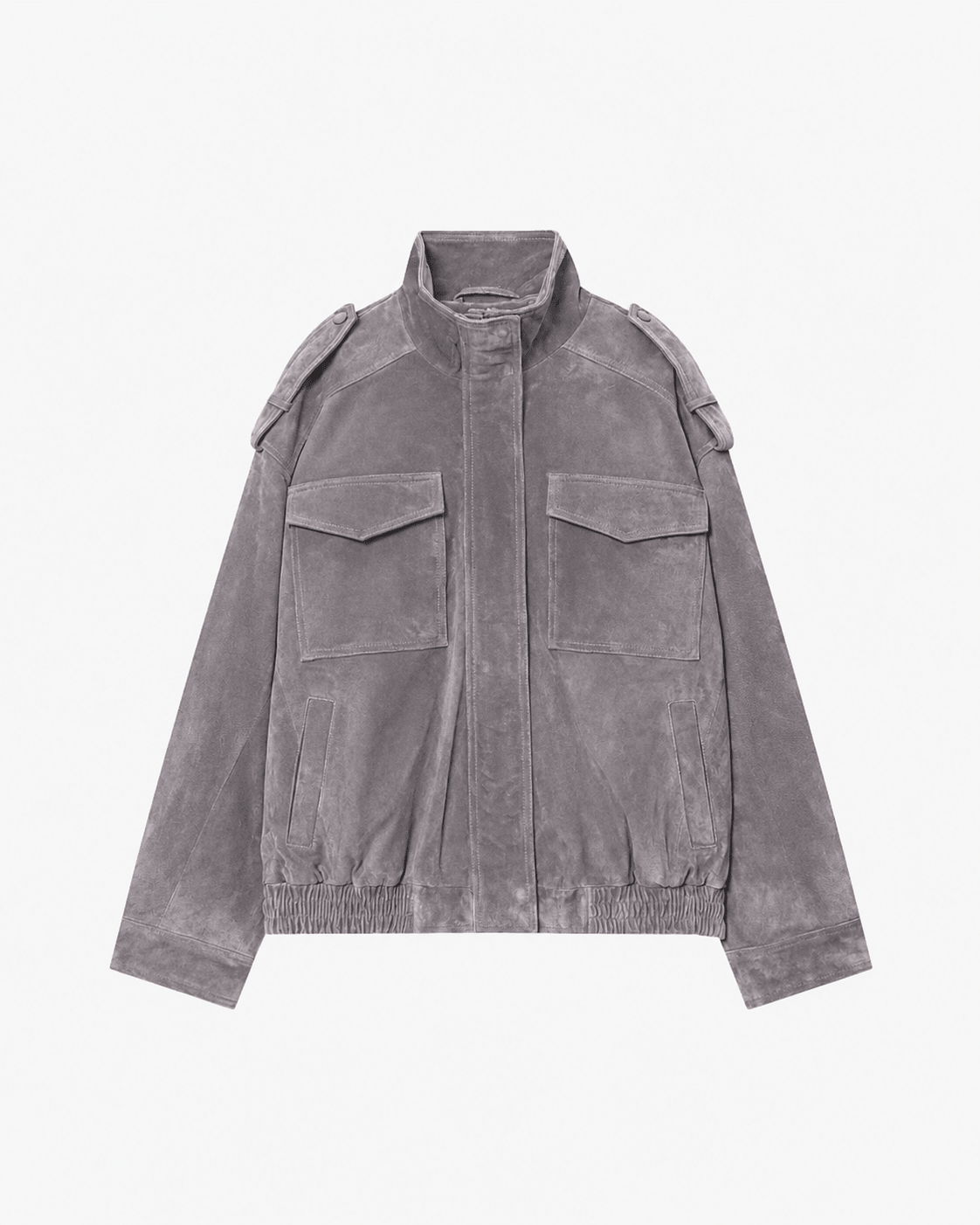 Gillian - Women's Wrap Jacket with Side Pockets and Collar