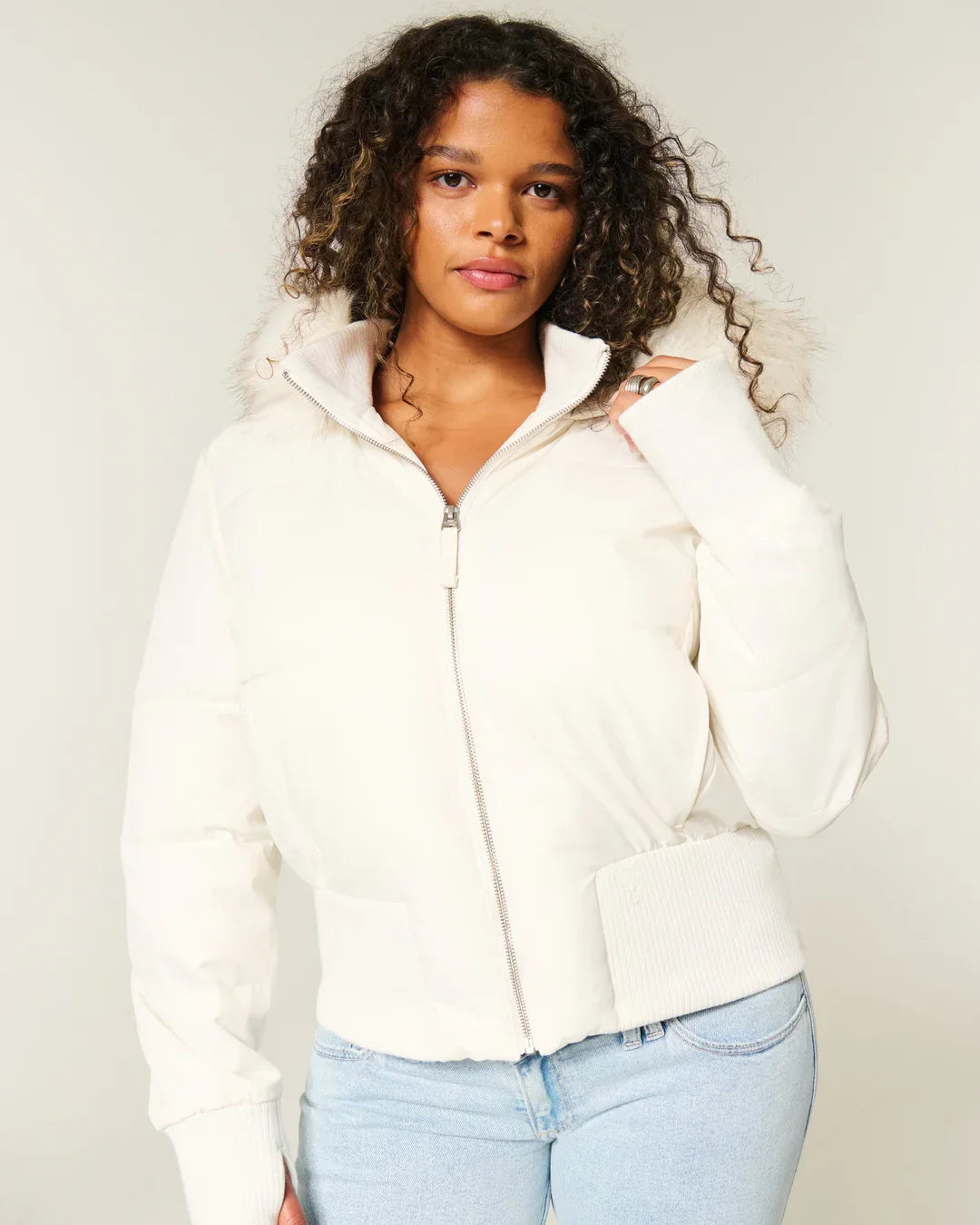 Glenys - Women's Quilted Jacket with Hood - photo 9